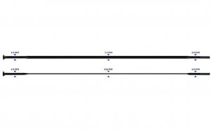 Spoke Sapim CX-Ray Straight 2-2.3-0.9-2.0 x 292 mm