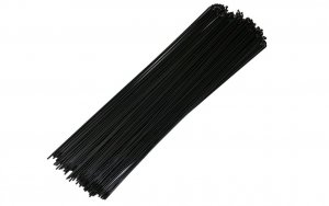 Spokes Pillar 2 x 296 mm Stainless Steel Black