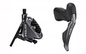 Stabdžių pavarų rankenėlė su hidrauliniais stabdžiais Shimano ST-RX815(R) BR-RX810(R) GRX Di2
