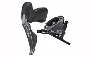Stabdžių pavarų rankenėlė su hidrauliniais stabdžiais Shimano ST-RX815(L) BR-RX810(F) GRX Di2