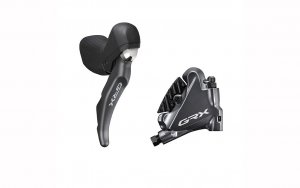 Stabdžių pavarų rankenėlė su hidrauliniais stabdžiais Shimano ST-RX810(R) BR-RX810(R) GRX