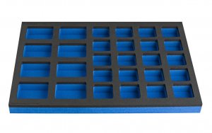 SOS tool tray with compartment for work bench narrow drawer cabinet Unior VL990ND4