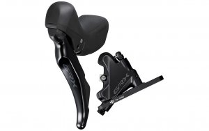 Stabdžių pavarų rankenėlė su hidrauliniais stabdžiais Shimano ST-RX400(L) BR-RX400(F) GRX
