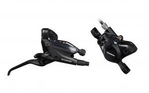 Pavarų stabdžių rankenėlė su stabdžiais Shimano ST-EF505 BR-MT200